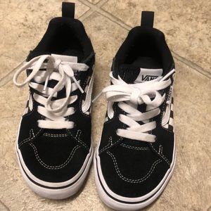 Black and white checkered vans